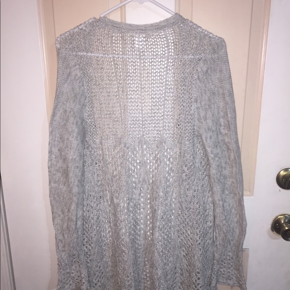 Grey/White Holey Sweater - Picture 3 of 3